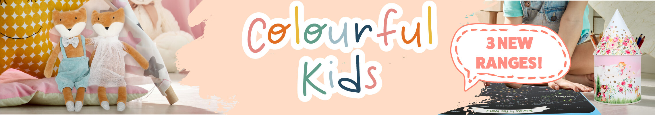 Colourful Kids Plush Toys