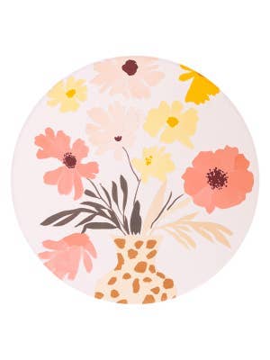 Billie White Vase Ceramic Coaster