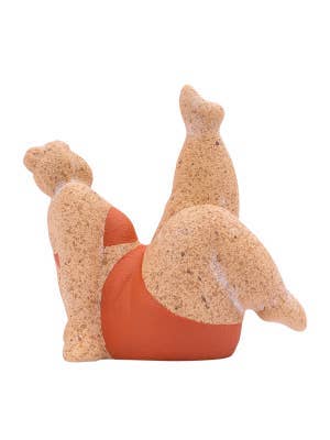 Billie Bathing Terracotta Statue Red