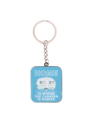 Caravan Home Keychain