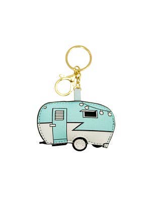 Caravan Blue Caravan Keychain Bag Tag