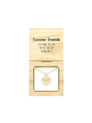 Heart & Soul Forever Friends Locket Necklace