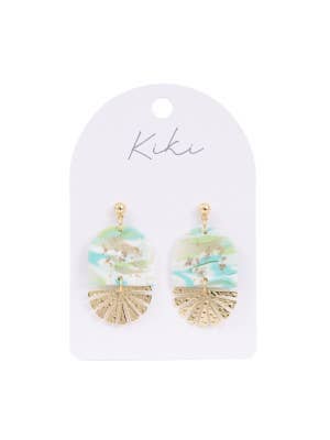 KiKi Aqua Shimmer Earrings