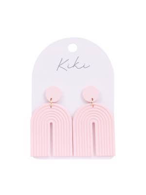KiKi Pink Arch Earrings