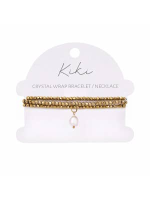 KiKi Golden Mirage Crystal Wrap Jewellery