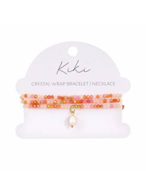 KiKi Blush Bloom Crystal Wrap Jewellery