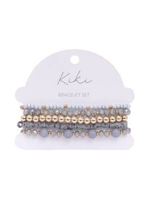 KiKi Smokey Veil Bracelet Set