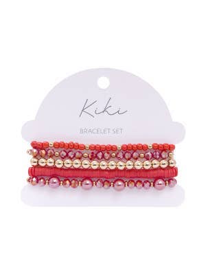 KiKi Crimson Dream Bracelet Set