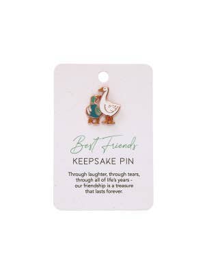 Best Friends Keepsake Pin