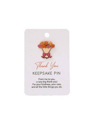 Thank You Bouquet Keepsake Pin
