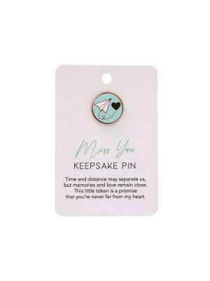 Miss You Keepsake Pin
