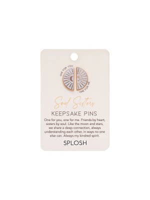 Forever Connected Soul Sisters Keepsake Pin