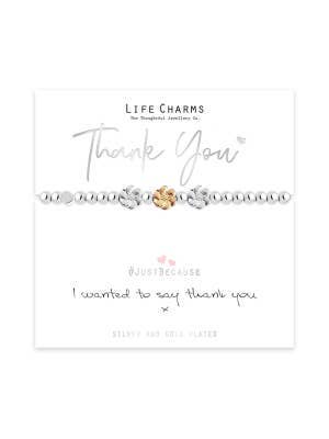 Life Charms Just Because Thank You Bracelet