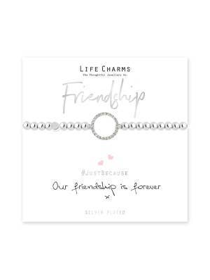 Life Charms Just Because Friendship Bracelet