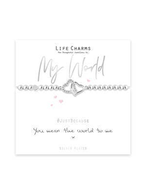 Life Charms Just Because My World Bracelet