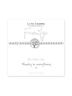 Life Charms Just Because Family Bracelet