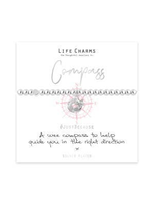 Life Charms Just Because Compass Bracelet