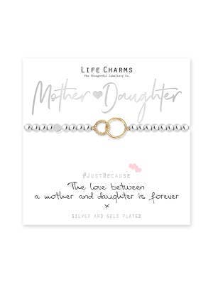 Life Charms Just Because Mother Daughter Bracelet