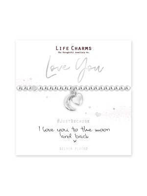 Life Charms Just Because Love You Bracelet