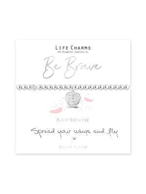 Life Charms Just Because Be Brave Bracelet