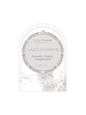 Life Charms Healing Stones Labradorite Bracelet