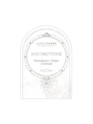 Life Charms Healing Stones Moonstone Bracelet