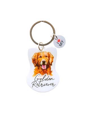 Pet Keyring Golden Retriever