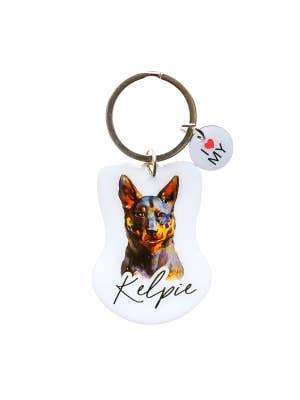 Pet Keyring Kelpie