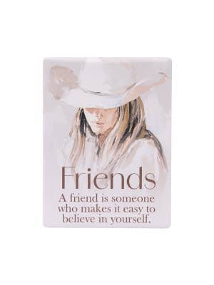 Saddle & Bloom Friends Ceramic Magnet