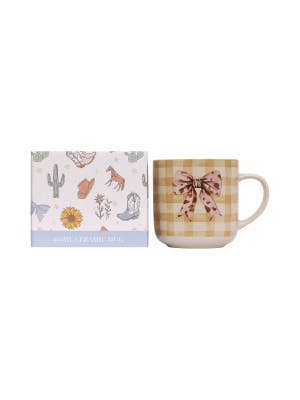 Saddle & Bloom Bow Mug