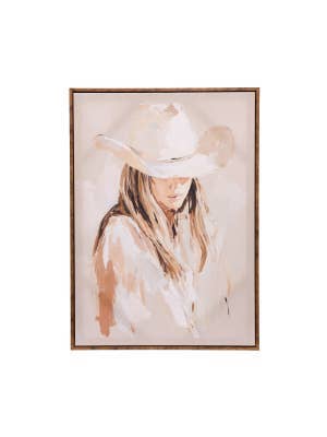Saddle & Bloom Cowgirl Canvas 50x70