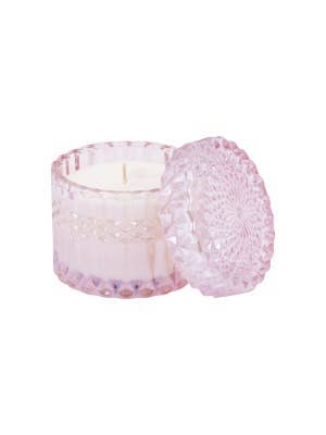 The SOi Co Champagne Lily Petite Shimmer Candle 8oz