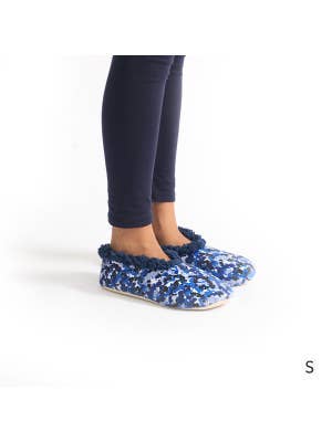 SnuggUps Kids Velvet Blue Camo Small