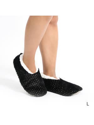 SnuggUps Women's Metallic Black Large