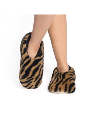 SnuggUps Women's Tiger Print Caramel 