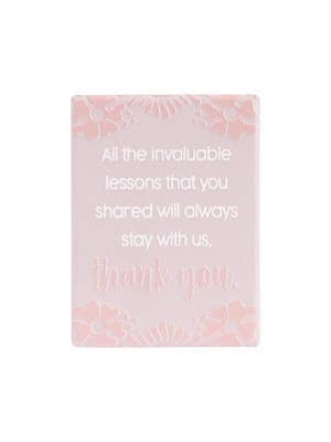 Teacher Thank You Ceramic Magnet