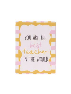 Teacher Best Teacher Ceramic Magnet