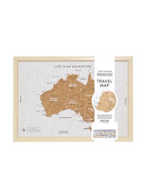 Travel Board Australia Small Map