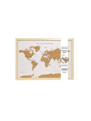 Travel Board Small World Map