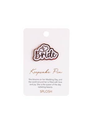 Wedding Bride Keepsake Pin