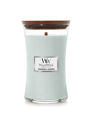 WoodWick Sagewood & Seagrass Large