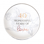 Anniversary 40 Trinket Plate