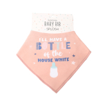Baby House White Bib