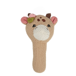 Baby Giraffe Knitted Rattle