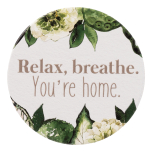 Greenhouse Relax Ceramic Coaster
