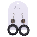 KiKi Black Dangle Earrings