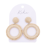 KiKi Natural Circle Earrings