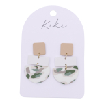 KiKi Green Terrazzo Earrings
