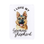 Pet Lovers German Shepherd Acrylic Magnet