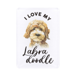 Pet Lovers Labradoodle Acrylic Magnet